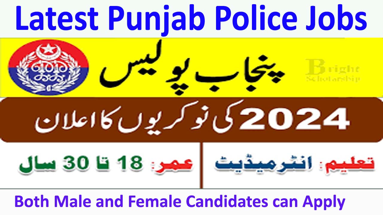 Latest Punjab Police Jobs 2024 - Apply Online Through National Job Portal