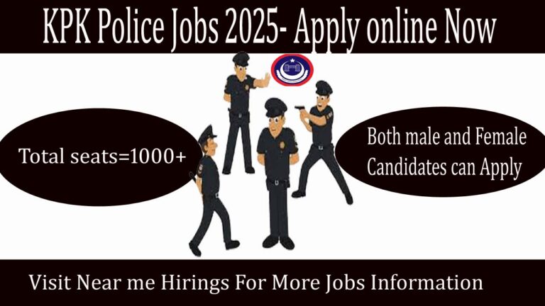 Latest KPK Police Jobs 2025-New Vacancies are Available