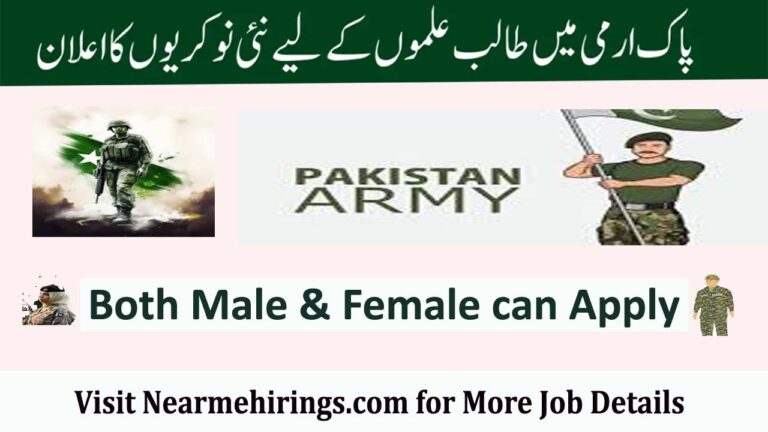 New Pak Army Jobs 2025-Apply Online through NJP