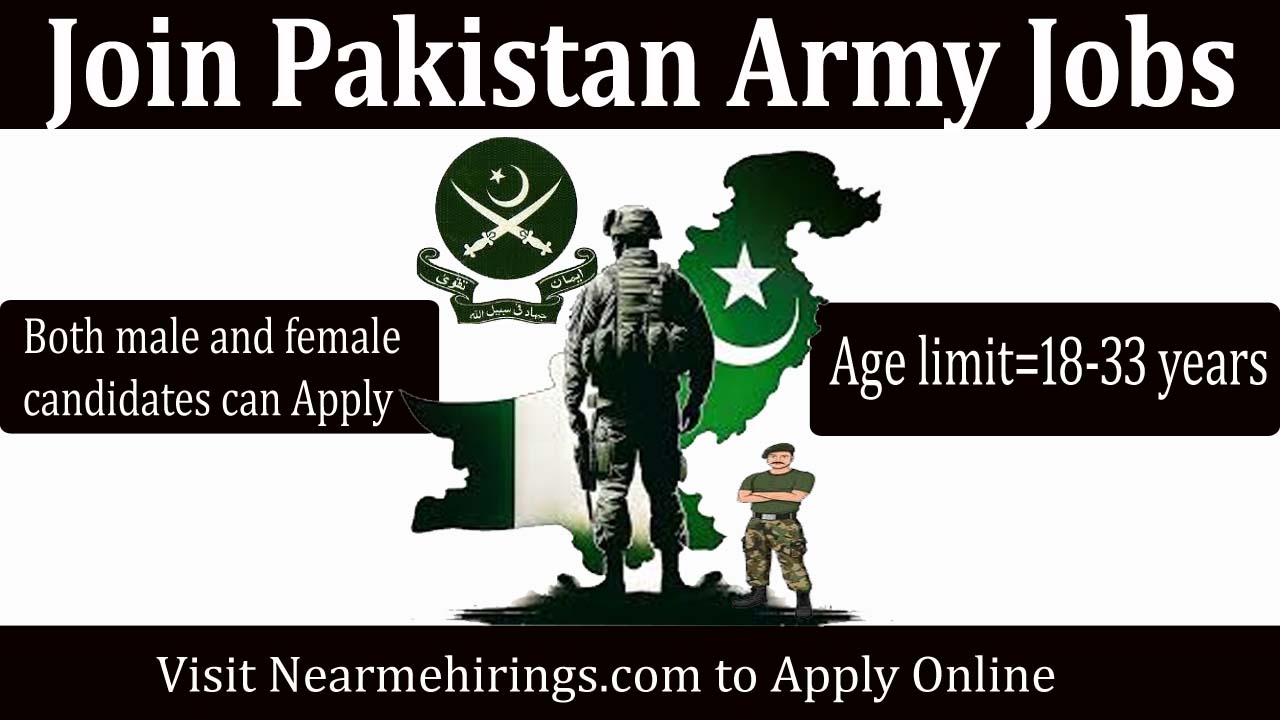 New Pakistan Army jobs 2025 | Both male and Female can Apply