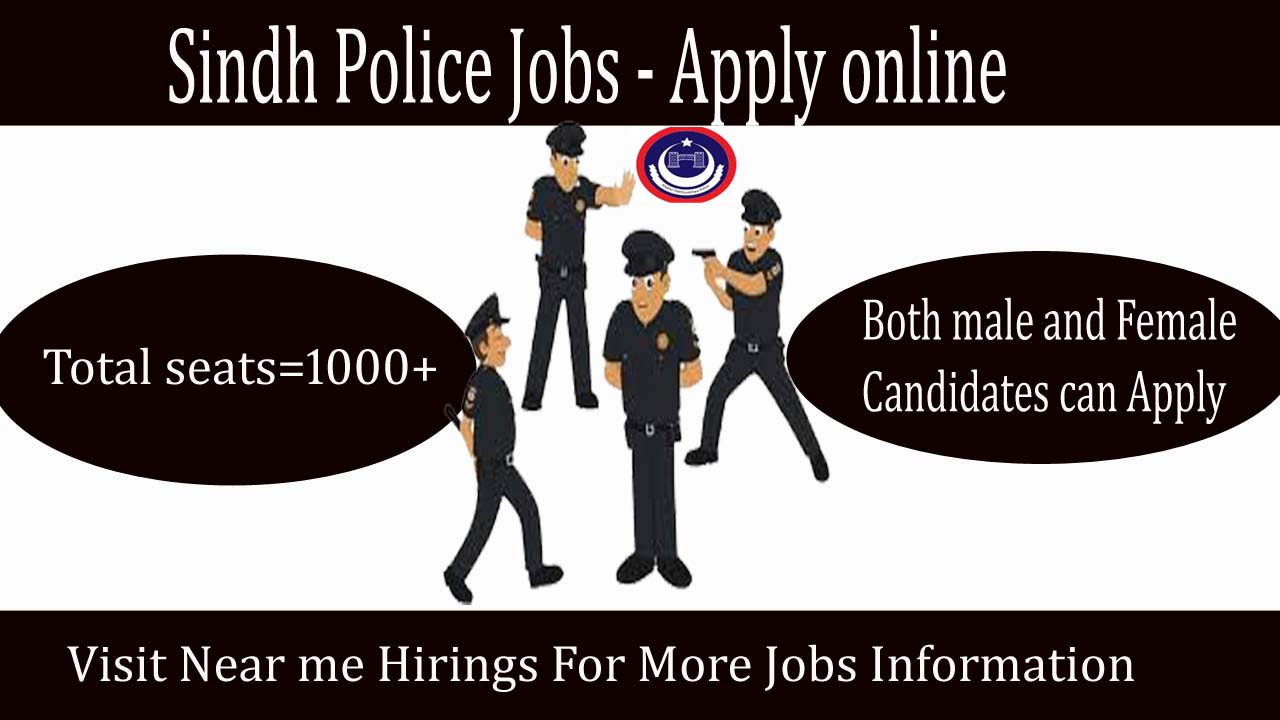 Latest Sindh Police Jobs 2025-Fill Application form online